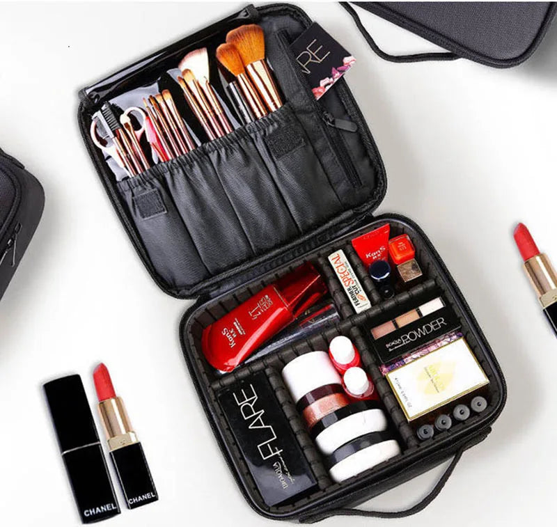 New Women Makeup Case Beauty Salon Tattoos Nail Art Tool Bin Case Travel Necessary Make Up Storage Box Waterproof Cosmetic Bag