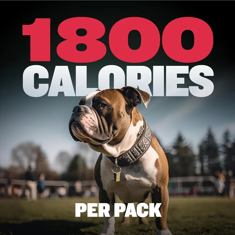 2X BULLY MAX Power Chews For Dogs, Increase Strength, Muscle, Weight Gain 2-in-1 Performance Health Supplement Weight Gainer
