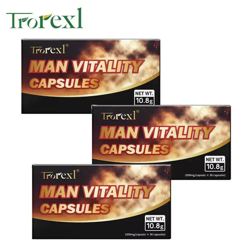 Man vitality capsule, Enhance Endurance,Size Increase Thicker male care–Ginseng, Epimedium