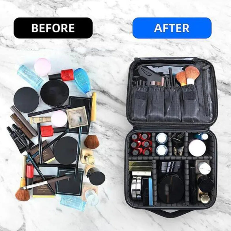 New Women Makeup Case Beauty Salon Tattoos Nail Art Tool Bin Case Travel Necessary Make Up Storage Box Waterproof Cosmetic Bag